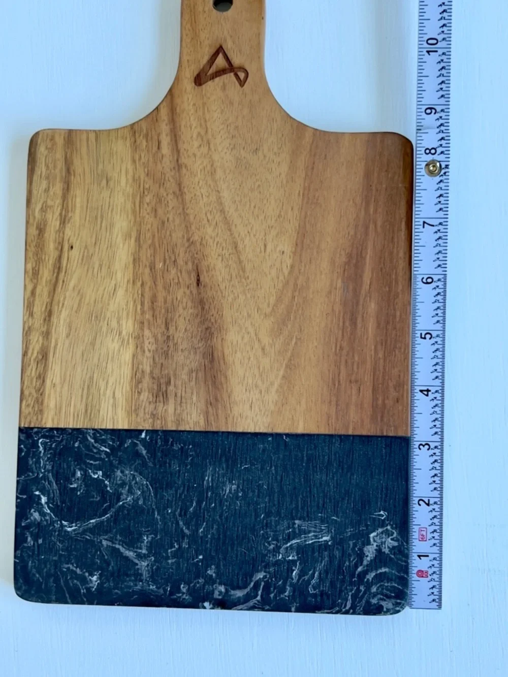 Acacia Wood & Black Marble cutting Board